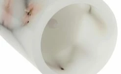 LED-Echtwachs-Kerzen 2er-Set, weiß mit Blumen -Innenleuchten Verkaufsladen 10681308 5 202112152232