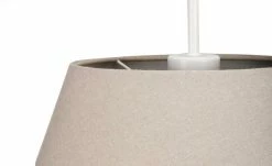 Pendelleuchte, 1-flammig Stoff grau/weiß 14 Pendelleuchte, 1-flammig Stoff grau/weiß -Innenleuchten Verkaufsladen 10683284 6 202201131238