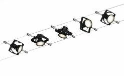 Seilsystem, Basisset, 5-flammig, schwarz-matt -Innenleuchten Verkaufsladen 10683427 4 202201131238