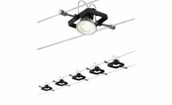 Seilsystem, Basisset, 5-flammig, schwarz-matt -Innenleuchten Verkaufsladen 10683427 5 202201131238