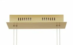 B-Leuchten LED-Pendelleuchte, 4-flammig, messing matt -Innenleuchten Verkaufsladen 10683550 7 202111261246