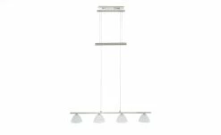 B-Leuchten LED-Pendelleuchte, 4-flammig, Nickel matt -Innenleuchten Verkaufsladen 10683551 1 202111261246