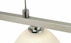 B-Leuchten LED-Pendelleuchte, 4-flammig, Nickel matt -Innenleuchten Verkaufsladen 10683551 7 202111261246