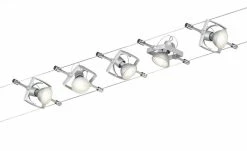 Seilsystem, Basisset, 5-flammig, chrom-matt | silberfarben -Innenleuchten Verkaufsladen 10683680 4 202201131238