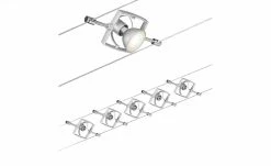 Seilsystem, Basisset, 5-flammig, chrom-matt | silberfarben -Innenleuchten Verkaufsladen 10683680 5 202201131238