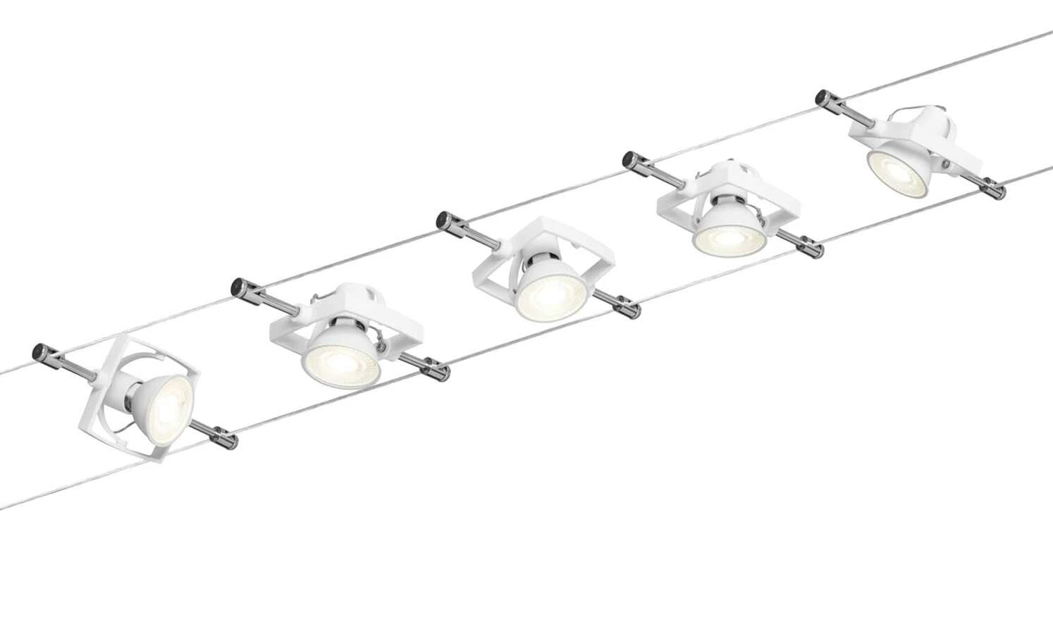 Seilsystem, Basisset, 5-flammig, weiß 6 Seilsystem, Basisset, 5-flammig, weiß – Bild 4