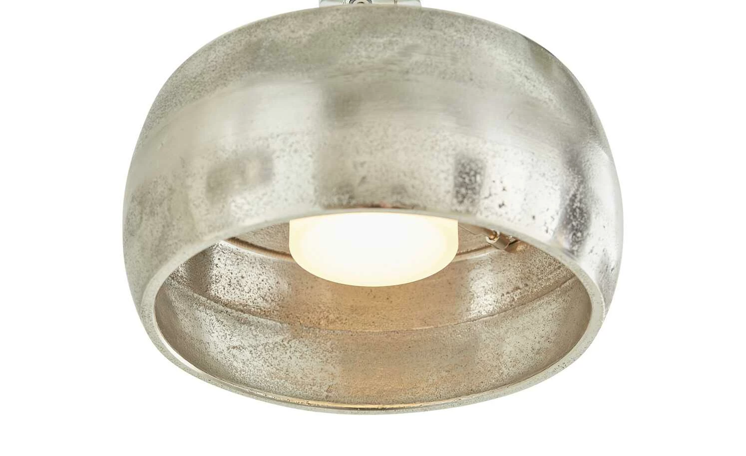 Fischer-Honsel LED-Pendelleuchte, 3-flammig, Schirme Nickel-matt antik 8 Fischer-Honsel LED-Pendelleuchte, 3-flammig, Schirme Nickel-matt antik – Bild 6