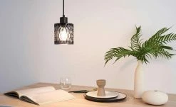 Pendelleuchte, 1-flammig, Rauchglas ´klein´