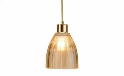 Pendelleuchte, 1-flammig, Glas goldfarben -Innenleuchten Verkaufsladen 10684279 3 202201131238