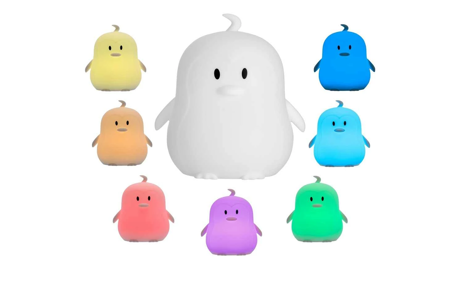 LED-Nachtlicht ´Pinguin´mit RGB 6 LED-Nachtlicht ´Pinguin´mit RGB – Bild 4