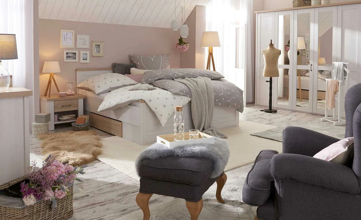 HOME STORY 3-Beinstehleuchte, 1-flammig 6 HOME STORY 3-Beinstehleuchte, 1-flammig – Bild 4