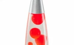 Trio Lava-Leuchte, silber, Klar/rot -Innenleuchten Verkaufsladen 10685787 1 202008130850