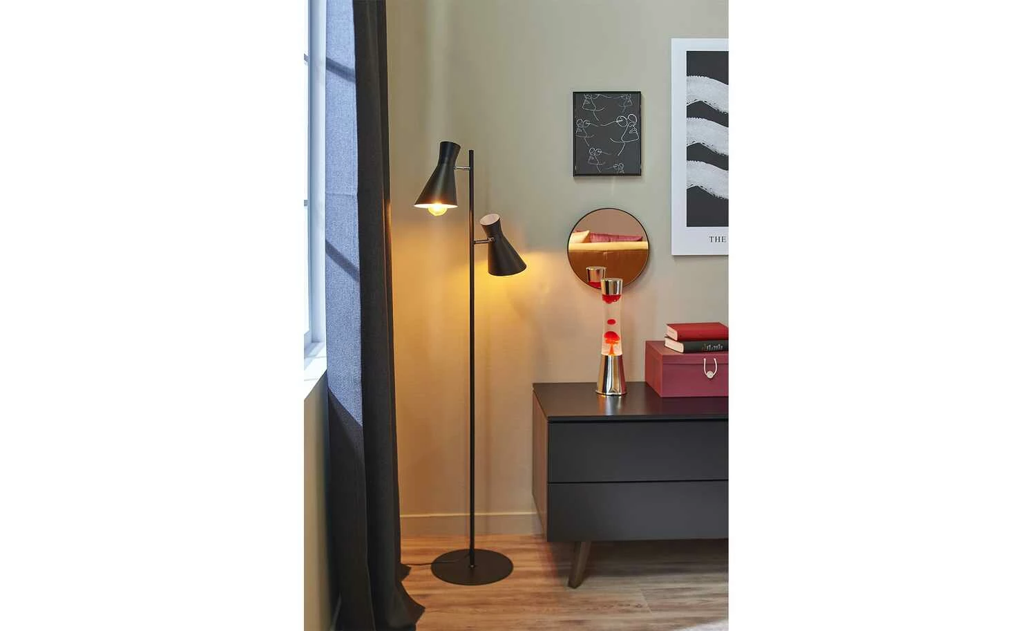 Trio Lava Leuchte rot 3 Trio Lava Leuchte rot