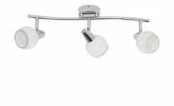 Deckenleuchte, 3-flammig, chrom/ Glas, weiß -Innenleuchten Verkaufsladen 10685936 3 202103161244