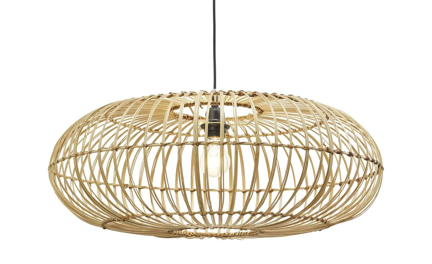 HOME STORY Pendelleuchte mit Holzlamellen 1-flammig 10 HOME STORY Pendelleuchte mit Holzlamellen 1-flammig – Bild 8