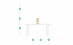 for friends Tischleuchte, 1-flammig Stoffschirm Cappuccino -Innenleuchten Verkaufsladen 10686121 5 202106211241