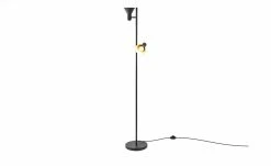 Trio Stehleuchte, 2-flammig, schwarz/goldfarb. -Innenleuchten Verkaufsladen 10686237 3 202106092233