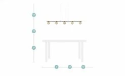 Paul Neuhaus Pendelleuchte, 5-flammig rostfarben -Innenleuchten Verkaufsladen 10686244 1 202001172243