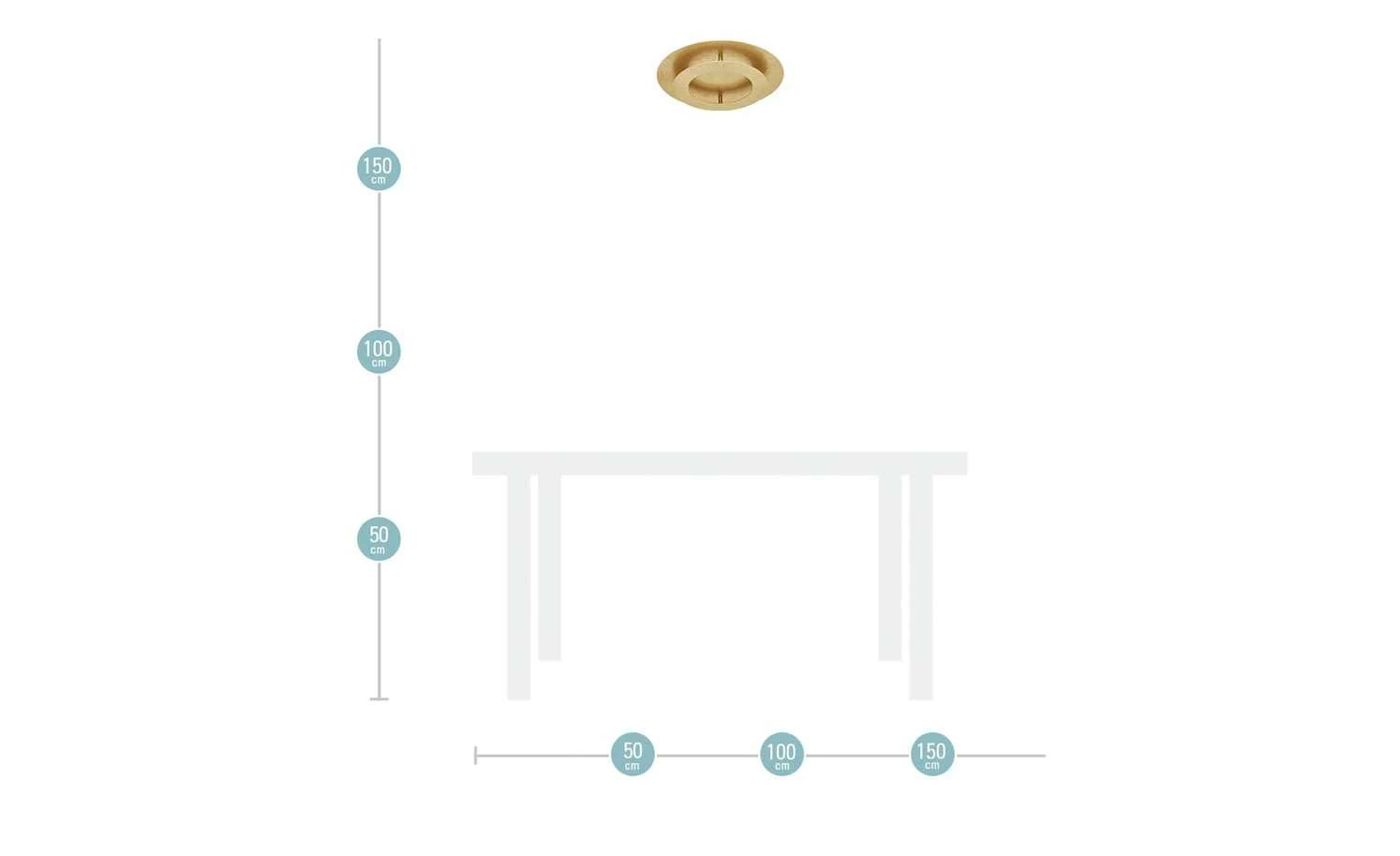 Paul Neuhaus LED-Deckenleuchte, blattgoldfarben 6 Paul Neuhaus LED-Deckenleuchte, blattgoldfarben – Bild 4