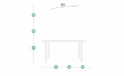 Paul Sommerkamp Leuchten LED-Deckenleuchte, Arme geschwungen -Innenleuchten Verkaufsladen 10686281 2 201911062244