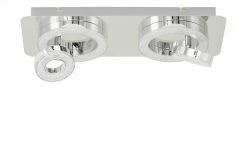 Paul Neuhaus LED-Deckenleuchte, 4-flammig, Kristall-optik -Innenleuchten Verkaufsladen 10686313 5 202103301234