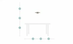 Wofi LED-Wandleuchte, gebogen mit 3-Stufen-Dimmer -Innenleuchten Verkaufsladen 10686464 1 202001292240