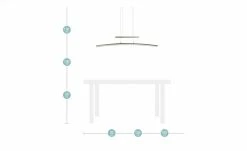 Wofi LED-Pendelleuchte, gebogen -Innenleuchten Verkaufsladen 10686468 3 202106101245