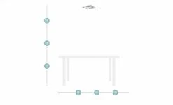 Meisterleuchten LED-Deckenleuchte, 4-flammig, Chrom -Innenleuchten Verkaufsladen 10687192 4 201912162233