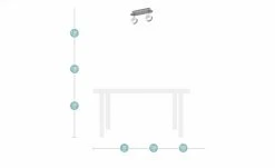 KHG LED-Spot, 2-flammig, Nickel matt -Innenleuchten Verkaufsladen 10687291 6 201912162233