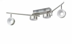 KHG LED-Spot, 4-flammig Nickel matt -Innenleuchten Verkaufsladen 10687293 2 201912162233