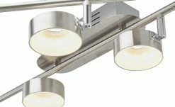 KHG LED-Spot, 6-flammig, Nickel matt -Innenleuchten Verkaufsladen 10687294 2 201912162233