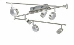 KHG LED-Spot, 6-flammig, Nickel matt -Innenleuchten Verkaufsladen 10687294 4 202106092233