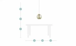 HOME STORY Pendelleuchte, 1-flammig goldfarben -Innenleuchten Verkaufsladen 10687502 9 202205131237