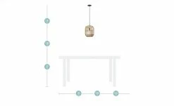 HOME STORY Rattan-Pendelleuchte, 1-flammig -Innenleuchten Verkaufsladen 10687769 4 201911062244