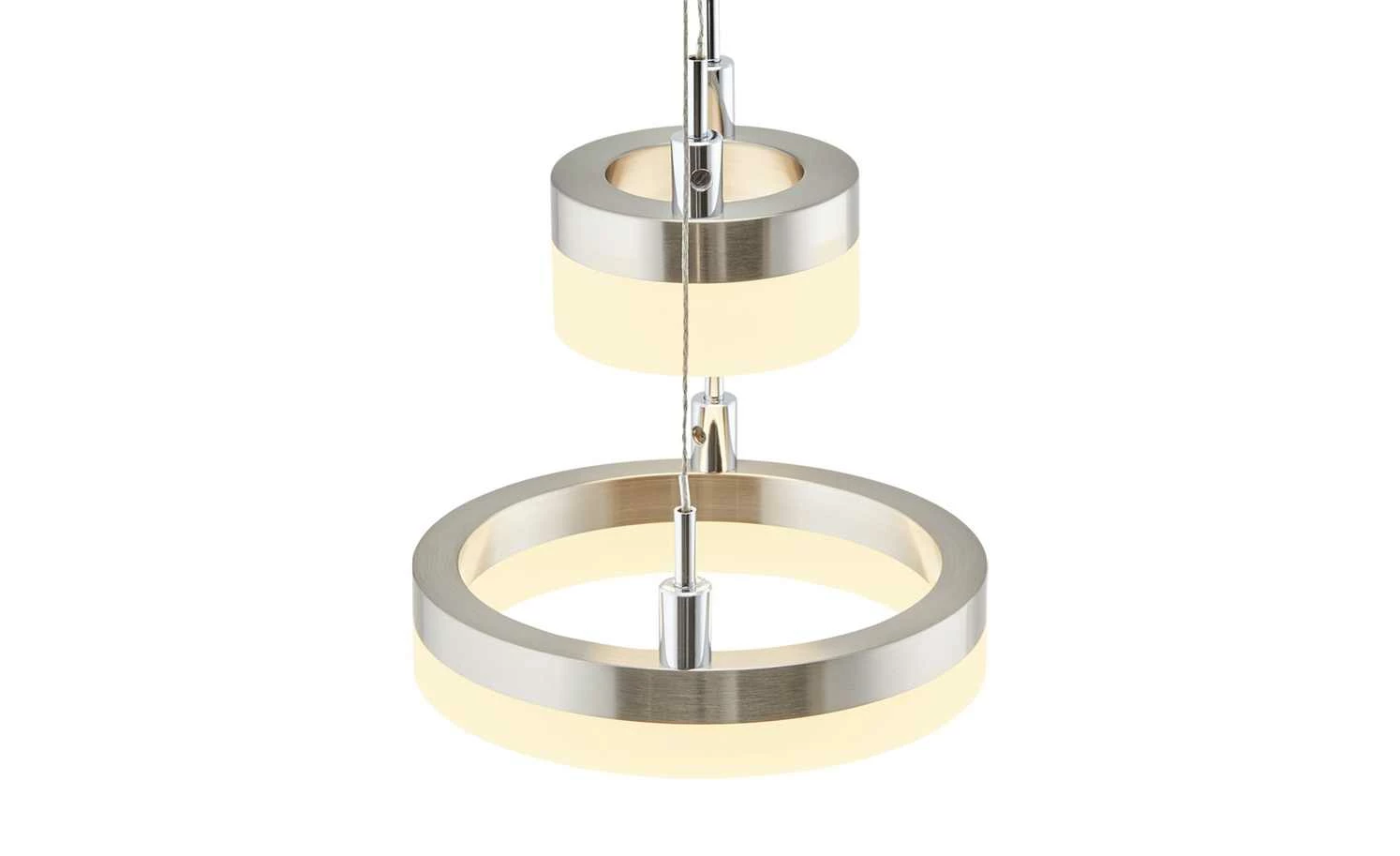 Meisterleuchten LED-Pendelleuchte, 2-flammig, nickel matt 9 Meisterleuchten LED-Pendelleuchte, 2-flammig, nickel matt – Bild 7