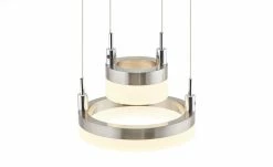 Meisterleuchten LED-Pendelleuchte, 4-flammig, nickel matt -Innenleuchten Verkaufsladen 10688015 9 202002212233