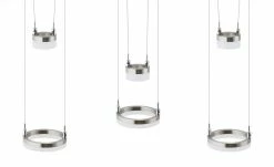 Meisterleuchten LED-Pendelleuchte, 6-flammig, nickel matt -Innenleuchten Verkaufsladen 10688016 11 202106102233