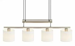 Trio Pendelleuchte, 4-flammig, Stoffschirm -Innenleuchten Verkaufsladen 10688091 5 201811271540