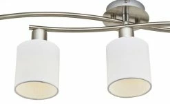 Trio Deckenleuchte, 5-flammig Stoffschirme weiß -Innenleuchten Verkaufsladen 10688093 6 202106082233