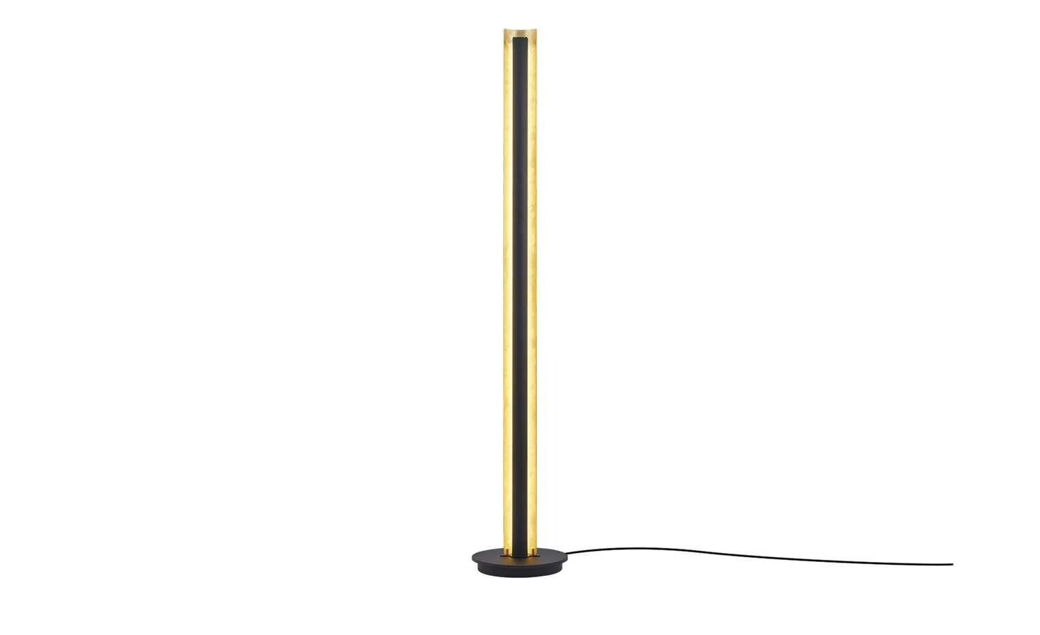 Trio LED-Stehleuchte, Schwarz / goldfarben 4 Trio LED-Stehleuchte, Schwarz / goldfarben – Bild 2