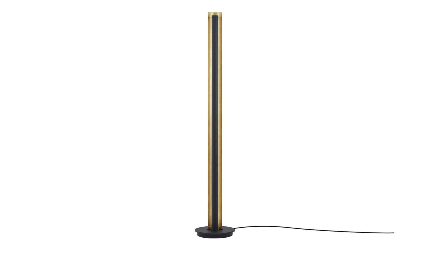 Trio LED-Stehleuchte, Schwarz / goldfarben 3 Trio LED-Stehleuchte, Schwarz / goldfarben