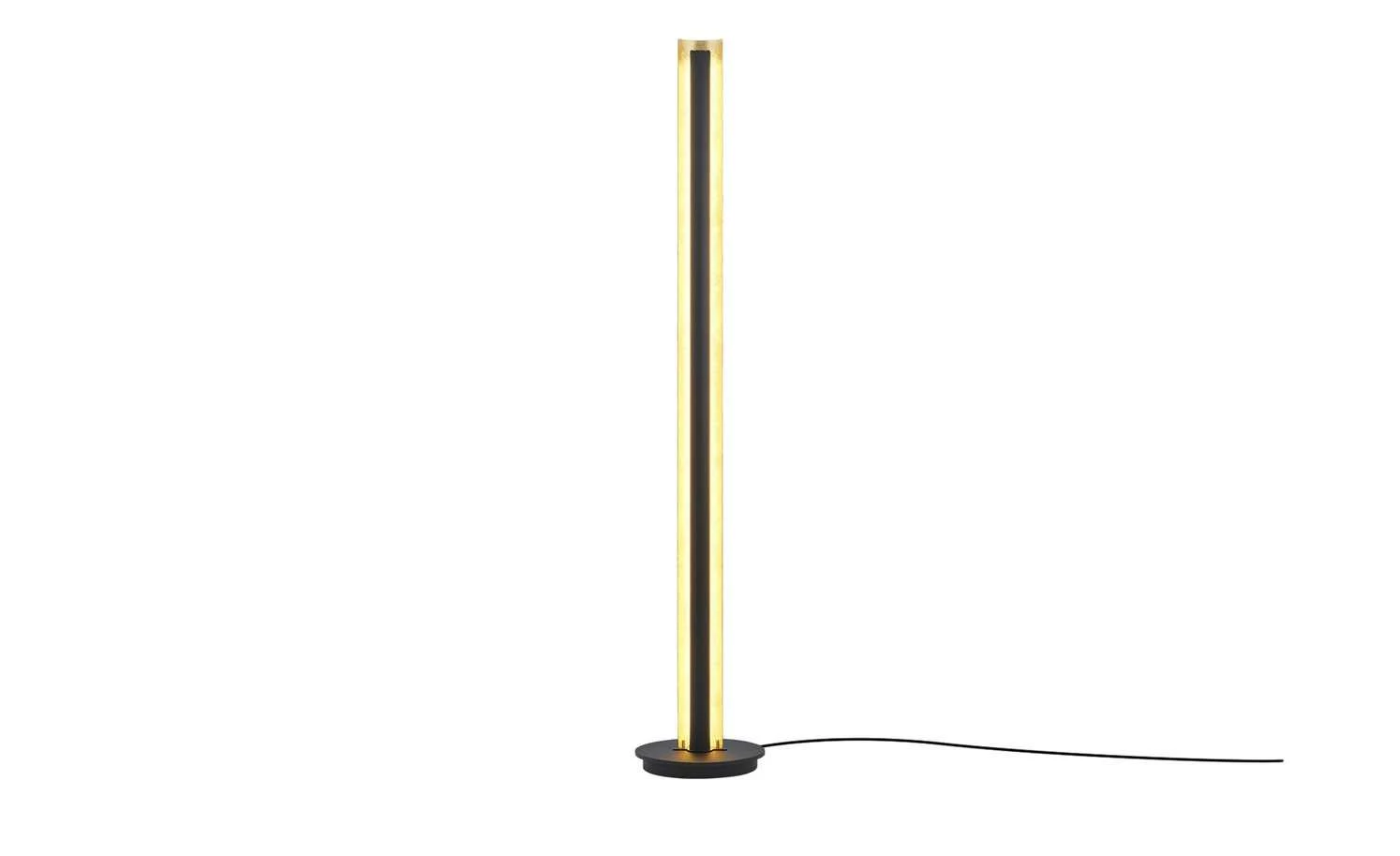 Trio LED-Stehleuchte, Schwarz / goldfarben 6 Trio LED-Stehleuchte, Schwarz / goldfarben – Bild 4