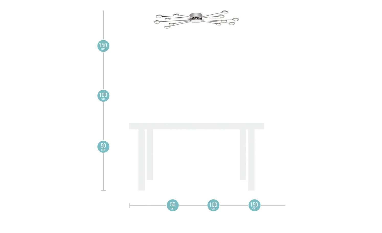 Trio LED-Deckenleuchte mit Fernbedienung 11 Trio LED-Deckenleuchte mit Fernbedienung – Bild 9