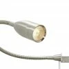 Fischer-Honsel LED-Bettleuchte, 1-flammig, Nickel matt