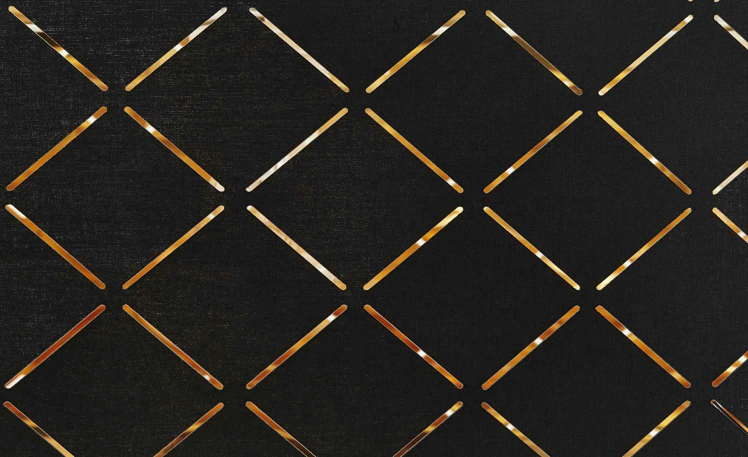 Stoffpendelleuchte, 3-flammig, Schirm schwarz/goldfarben 8 Stoffpendelleuchte, 3-flammig, Schirm schwarz/goldfarben – Bild 6