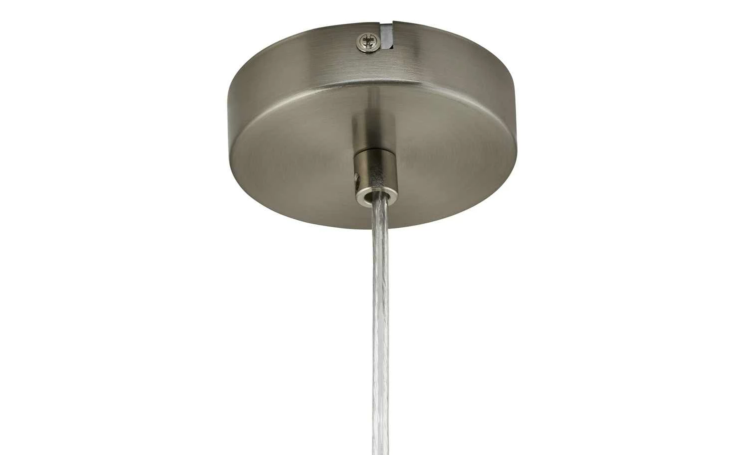 Stoffpendelleuchte, 1-flammig, Schirm grau/silber 7 Stoffpendelleuchte, 1-flammig, Schirm grau/silber – Bild 5