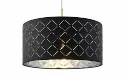 Stoffpendelleuchte, 1-flammig, Schirm grau/silber 16 Stoffpendelleuchte, 1-flammig, Schirm grau/silber -Innenleuchten Verkaufsladen 10688601 5 201906052231