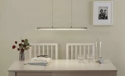 Fischer-Honsel LED-Pendelleuchte, Nickel-matt, Glas satiniert -Innenleuchten Verkaufsladen 10688605 1 202109171234