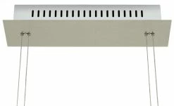 Fischer-Honsel LED-Pendelleuchte, Nickel-matt, Glas satiniert -Innenleuchten Verkaufsladen 10688605 11 202202242232