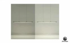 Fischer-Honsel LED-Pendelleuchte, Nickel-matt, Glas satiniert